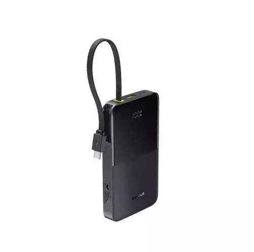 Acumulator extern Baseus EnerFill FC51 Bipow2 Pro, Digital Display, 10.000 mAh, 22.5W, USB-C, USB-A (Negru)
