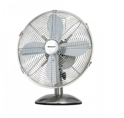 Ventilator de birou Ravanson WT-7033N Inox, 35 W, 3 viteze, oscilatie (Argintiu)