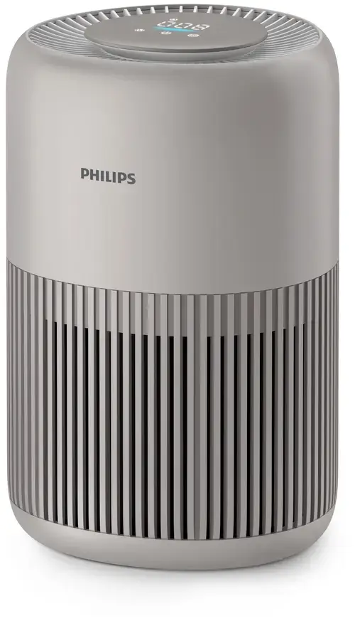 Purificator de aer Philips PureProtect Mini 900 Series AC0921/14, 65 m2, Filtrare HEPA NanoProtect, Senzor PM2.5, 21 W (Bej)