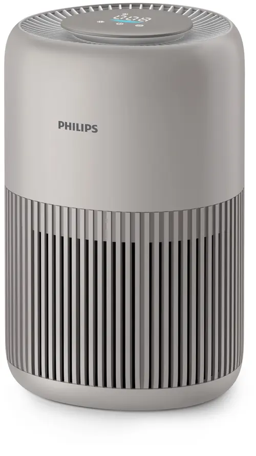 Purificator de aer Philips PureProtect Mini 900 Series AC0921/14, 65 m2, Filtrare HEPA NanoProtect, Senzor PM2.5, 21 W (Bej)