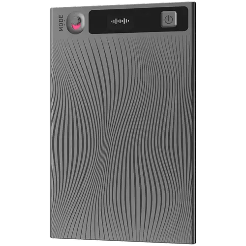 Dictafon Mobvoi TicNote NE-79, Translator Agentic AI, 64GB Stocare, USB, Wi-FI, BLE, Ecran OLED (Gri)