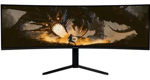 Monitor Gaming VA LED Arozzi 49inch AZ-NO-49TUW165-BK, DQHD (5120 x 1440), HDMI, DisplayPort, Ecran curbat, 165 Hz, 4 ms (Negru)