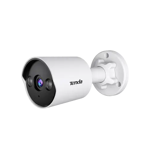 Camera supraveghere exterior IP Tenda TC3B24C-4, Bullet, exterior/interior, IR 30m, 4 Mpx 4mm, 2560x1440, microfon, 1 x RJ45, alimentare PoE IEEE 802.3af, carcasa metal