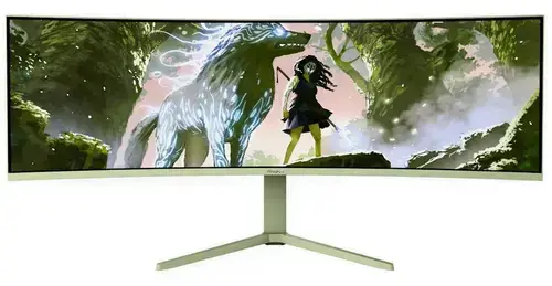 Monitor Gaming VA LED Arozzi 49inch AZ-NO-49TUW165-FST, DQHD (5120 x 1440), HDMI, DisplayPort, Ecran curbat, 165 Hz, 4 ms (Verde)
