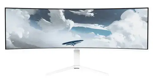 Monitor Gaming VA LED Arozzi 49inch AZ-NO-49TUW165-FST, DQHD (5120 x 1440), HDMI, DisplayPort, Ecran curbat, 165 Hz, 4 ms (Alb)