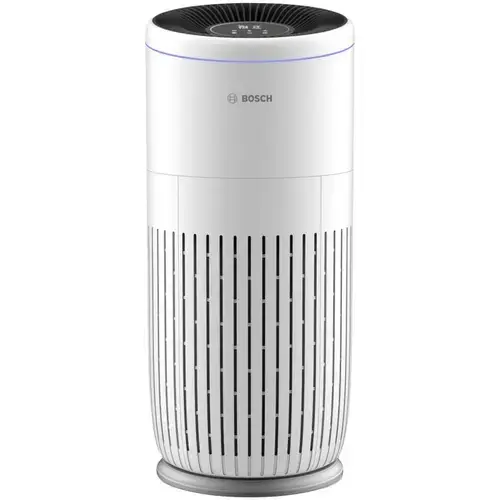 Purificator de aer Bosch Air 6000, CADR 600m3/h, Prefiltru, filtru HEPA H13, filtru carbon activ, filtru antibacterian, senzor temperatura si umiditate, senzor de praf (Alb)