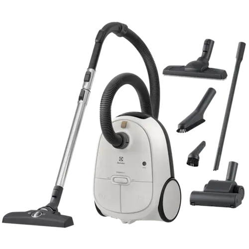 Aspirator cu sac Electrolux Hygienic 600 EB61H6SW, 850W, capacitate sac 3.5L, nivel de zgomot 73 dB (Alb)