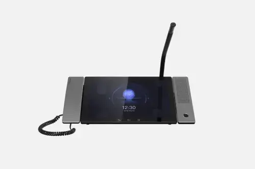 Unitate de control (Master station) cu Android pentru videointerfonie Hikvision DS-KM9503, 10.1-inch IPS cu  touch screen, rezolutie 1280 × 800, sistem de operare Android 7.1, server SIP integrat, se pot conecta pana la 10000 de dispozitive
