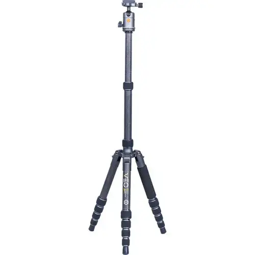 Trepied foto-video pentru telefoane Vanguard VEO 3 GO 265HCB, Fibra carbon, Negru/Gri