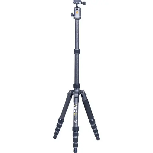 Trepied foto-video pentru telefoane Vanguard VEO 3 GO 265HCB, Fibra carbon, Negru/Gri