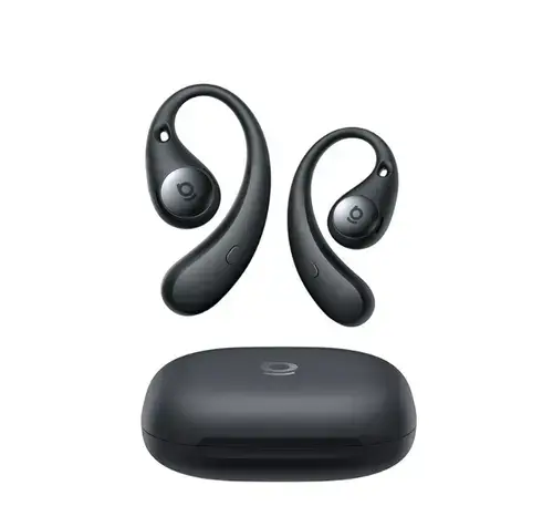 Casti alergare True Wireless Open-Ear Baseus Eli Sport 2, Bluetooth, 4 Microfoane cu AI, IP57 (Negru)