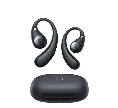 Casti alergare True Wireless Open-Ear Baseus Eli Sport 2, Bluetooth, 4 Microfoane cu AI, IP57 (Negru)