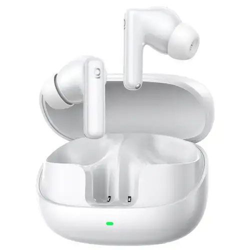 Casti True Wireless In-Ear Baseus Bowie MP1, Bluetooth 6.0, Hybrid ANC, Autonomie pana la 10/40 ore, 6 Microfoane cu AI, IP55 (Alb)