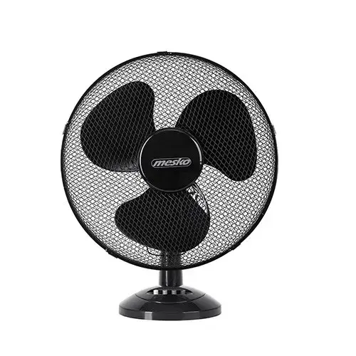 Ventilator de birou Mesko MS 7308, Diametru 23 cm, 2 viteze, 45 W, Rotire 90 grade (Negru)