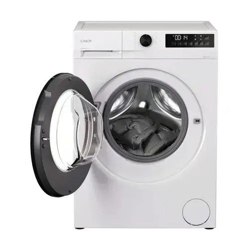 Masina de spalat rufe Candy GD 48SB6-S, 8 kg, 1400 rpm, Clasa A, 16 programe, Motor Inverter, Abur, Calcare usoara, ProActive Wash, Antibacterian (Alb)