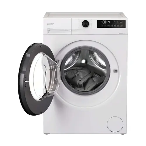 Masina de spalat rufe Candy GD 48SB6-S, 8 kg, 1400 rpm, Clasa A, 16 programe, Motor Inverter, Abur, Calcare usoara, ProActive Wash, Antibacterian (Alb)