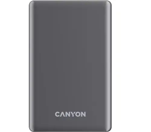 Baterie externa CANYON OnPower 505 slim Magsafe, 5000 mAh  (Gri)