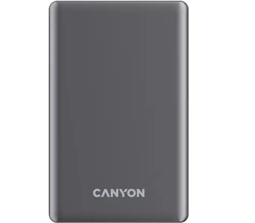 Baterie externa CANYON OnPower 505 slim Magsafe, 5000 mAh  (Gri)