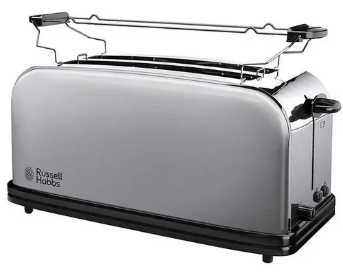 Prajitor de paine Russell Hobbs Chester 23520-56, 1600 W, 4 felii, 2 fante lungi extra late (Inox)