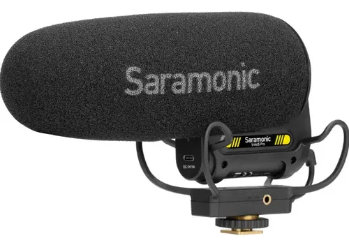 Microfon Saramonic Vmic5 Pro, Auto On/Off, TRS & TRRS, Negru