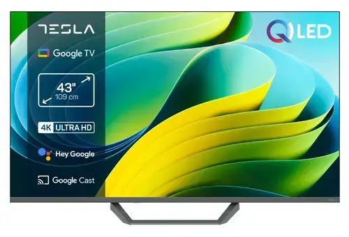 Televizor QLED Tesla 109 cm (43inch) Q43E655GUS, Ultra HD 4K, Smart TV, WiFi, CI+