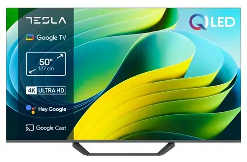 Televizor QLED Tesla 127 cm (50inch) Q50E655GUS, Ultra HD 4K, Smart TV, WiFi, CI+