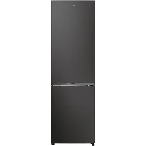 Combina frigorifica Candy City Fresco 300 CNCQ2T518EB, 279 litri, Clasa E, Total No Frost Circle Fresh, Fresh Area, H 182.5 cm (Negru)