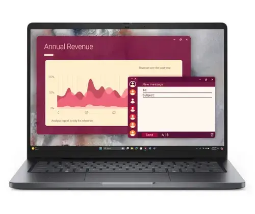 Laptop Dell Pro 14 PC14250 (Procesor Intel® Core™ 5 120U (12M Cache, up to 5.0 GHz), 14inch FHD+, 16GB DDR5, 512GB SSD, Intel Graphics, Windows 11 Pro, Negru/Gri)