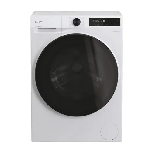 Masina de spalat rufe Candy ProWash 550 BP 412BL8-S, 12 kg, 1400 rpm, 16 programe, Clasa A, Wi-Fi, ProActive Wash, Smart Spray, Clean Shield, AI Silent motion (Alb)