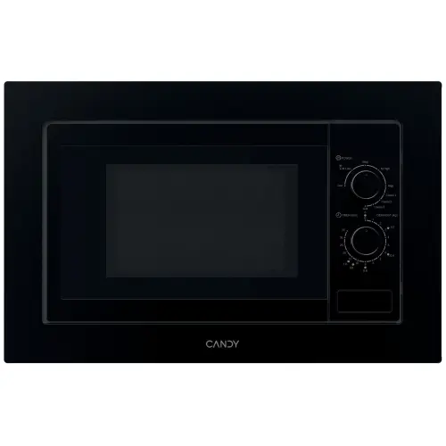 Cuptor incorporabil cu microunde si grill Candy Wave 600 CA38F2K7NXBB, 20 litri, 800 W, 5 trepte de putere (Negru)