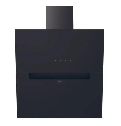 Hota decorativa Haier ID Clean HADG6CBS4B, 843 m3/h, Clasa A++, 4 viteze, Touch Control (Negru)
