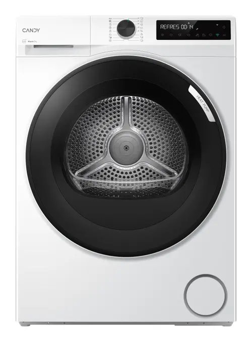 Uscator de rufe Candy ProDry 500 BRS 7N2BX-S, 7 kg, 16 programe, Clasa D, Pompa de caldura, Wi-Fi, Easy Iron Plus, Hygiene, Warm Dry, Genius (Alb)