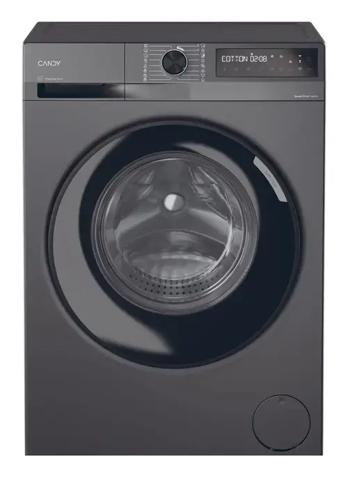 Masina de spalat rufe Candy ProWash 500 BR 48B6G-S, 8 kg, 1400 rpm, Clasa A, 16 programe, Soft Drum, Motor Speed Drive Inverter, Wi-Fi, ProActive Wash (Gri)
