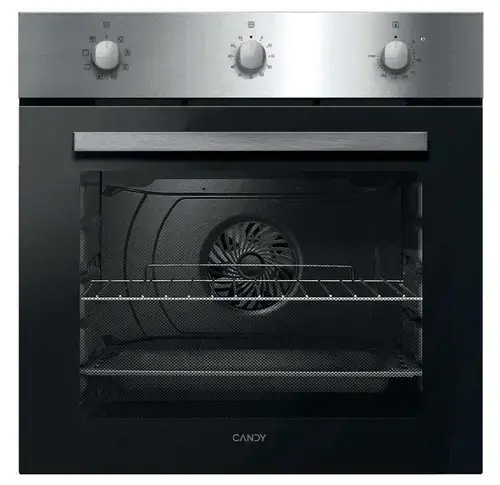 Set Cuptor incorporabil si Plita CANDY F CP602X/ECH64CC, Electric + Inductie, 65 l, Clasa A+, Ventilator, 8 functii (Negru)