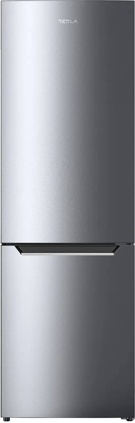 Combina frigorifica Tesla RC3201FHXE, 293 L, Clasa E, NO Frost, Inverter, Iluminare LED, H 186 cm (Inox)
