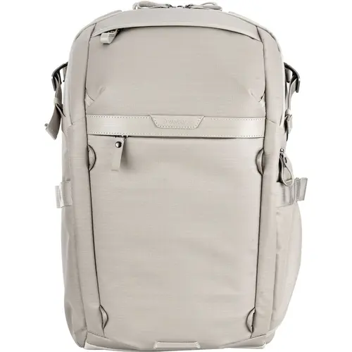 Ghiozdan foto Vanguard VEO METRO B25L, 25 L, Doua compartimente pentru laptop 16inch si tableta 13inch, Compatibil cu camere DSLR/Mirrorless + Accesorii (Crem)