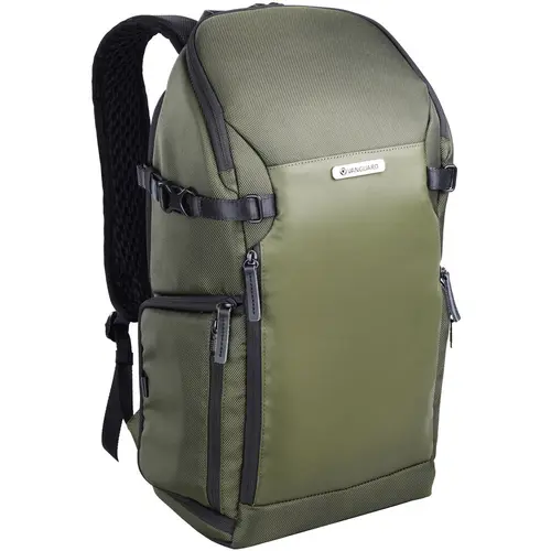 Ghiozdan foto Vanguard VEO SELECT 46BR GR, 18 L, Universal camere foto, Depozitare DSLR/Mirrorles, Pana la 6 lentile, Blit si accesorii, Buzunar laptop 13inch (Verde)