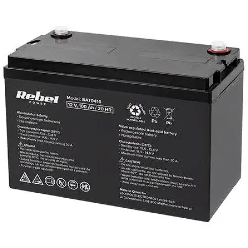 Acumulator Gel 12V/100AH Rebel Power BAT0416