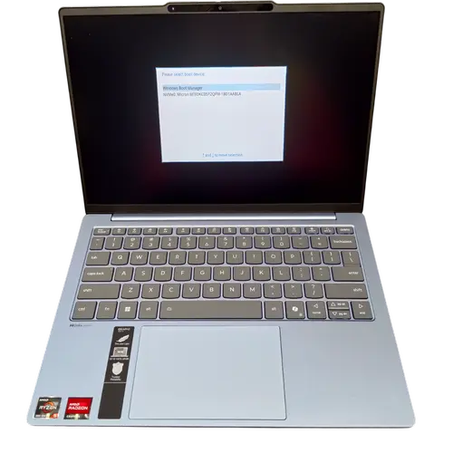 Laptop Lenovo IdeaPad Slim 5 13ARP10 (Procesor AMD Ryzen™ 5 7535HS (16M Cache, up to 4.55 GHz) 13.3inch WUXGA IPS, 16GB LPDDR5X, 512GB SSD, AMD Radeon 660M Graphics, Albastru)