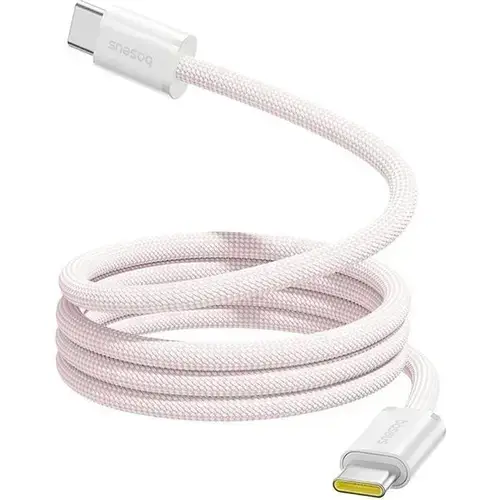 Cablu de date Baseus Dynamic 4 Pro, 100W, USB-C, 1m, sistem magnetic (Roz)