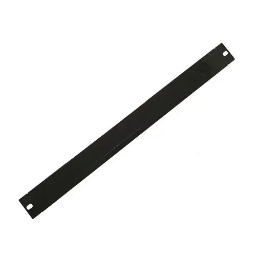 Panou gestionare cabluri SPACER, tip masca orizontala cu perii, 19 inch, 1U, 0.8mm (Negru)