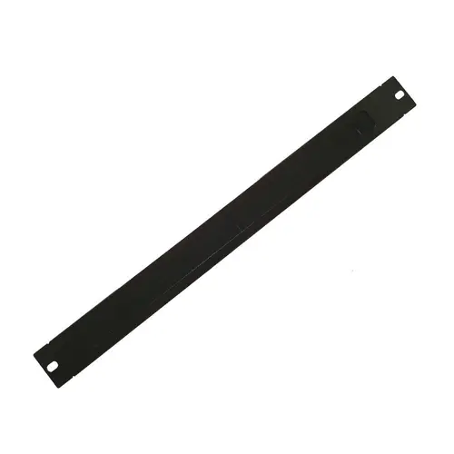 Panou gestionare cabluri SPACER, tip masca orizontala cu perii, 19 inch, 1U, 0.8mm (Negru)