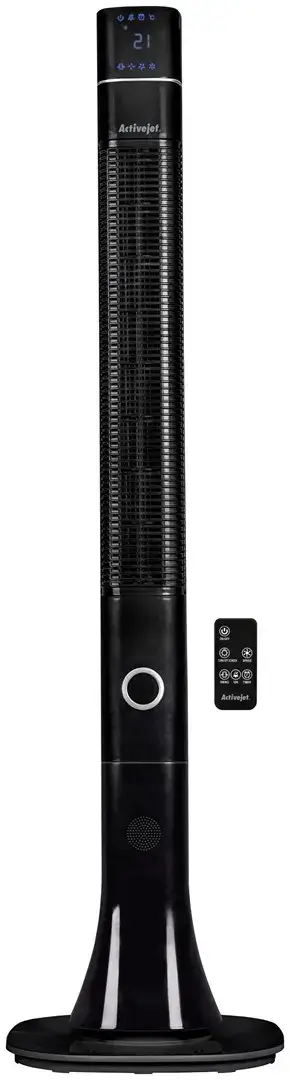 Ventilator turn ActiveJet Selected WKS-120CPJ, 60 W, Timer, 3 viteze (Negru)