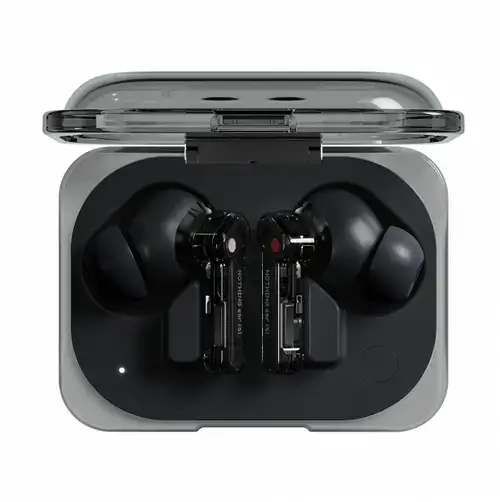 Casti True Wireless Nothing Ear (a) B162, Bluetooth, ANC, MultiPoint, Negru