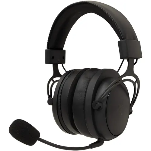 Casti Gaming Wireless White Shark GORILLA PRO, Bluetooth, Autonomie 30h, Over-Ear, Stereo, 53mm Driver, Microfon Detasabil Omnidirectional, ON/OFF Mic si Control Volum pe Casca, PC, PS4/5, XBOX, MAC, Negru
