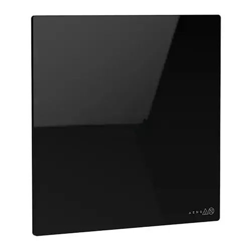 Convector electric de perete AENO AGH0012S, 500W, 12 m², LED, Wi-Fi, Senzori de inclinare si cadere, IP24 (Negru)