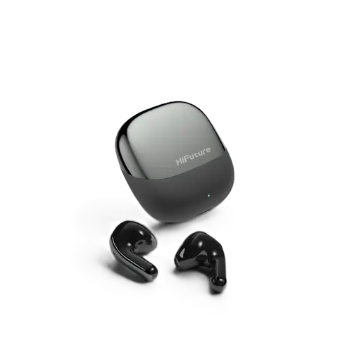 Casti True Wireless In Ear HiFuture Chromebuds, Bluetooth, ENC, Pana la 30 de ore autonomie, Ultra Bass, IPX5 (Titan)