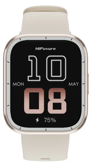 Smartwatch HiFuture ZONE3, Ecran IPS 1.85inch, carcasa aluminiu, Apeluri Bluetooth, pana la 7 zile autonomie, 1 ATM (Roz)
