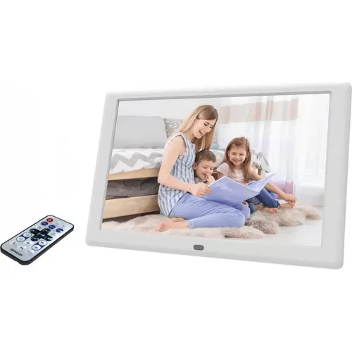 Rama foto digitala Sencor SDF 1082 WH, Ecran IPS HD 10.1inch, 1280 x 800, Difuzor, Telecomanda, USB (Alb)