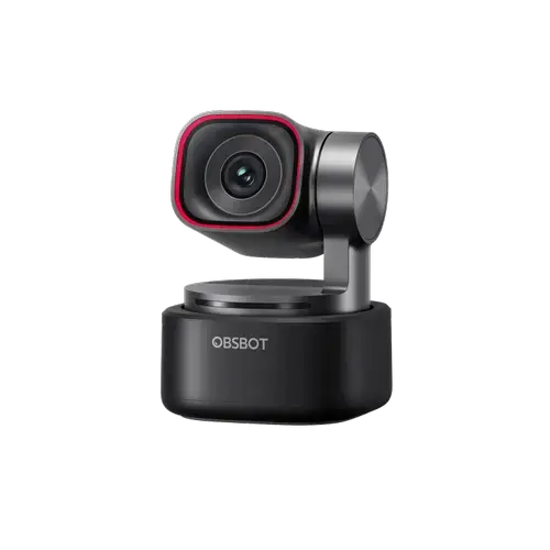 Camera web Obsbot Tiny 3, PTZR, 4K, Control AI (Negru)